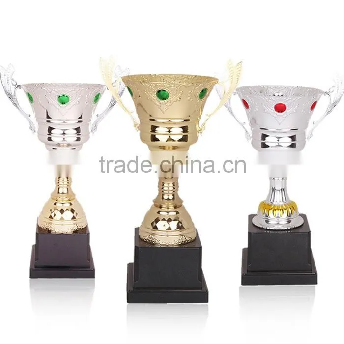 Wholesale Hot 2015 Crystal Trophy & Champions League Trophy Souvenirs For Sports Trophy