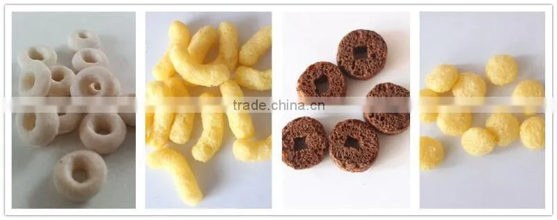 bamboo corn puff snack food manufacturing machinery