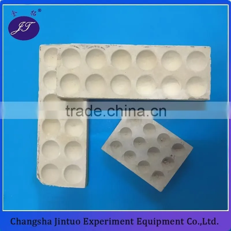 china supplier bullion blocks and Fire Assay ceramic cupel