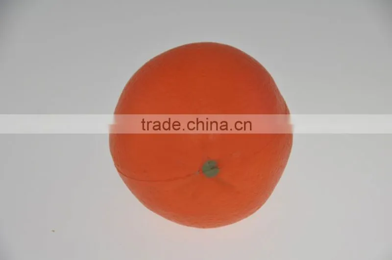 Wholesale PU foam orange shape fruit stress balls