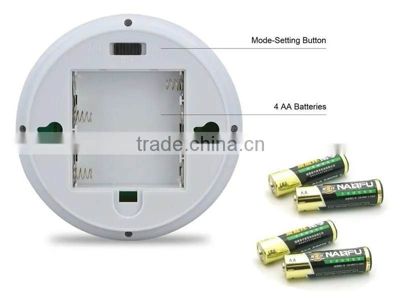 Powered By 4*AA Battery 30LM 6LED Motion Sensor LED Light