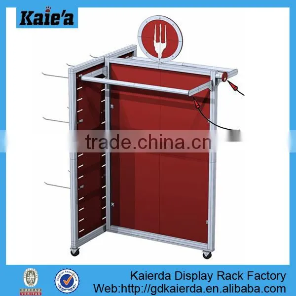 movable clothing store display racks,movable display racks