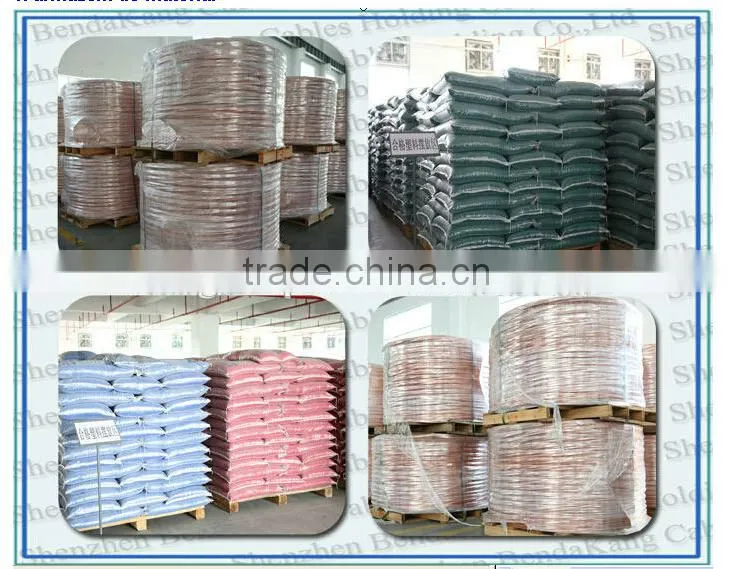 pvc single core cable flexible copper 450/750v power cables size 2.5mm single core multistrand electrical cables