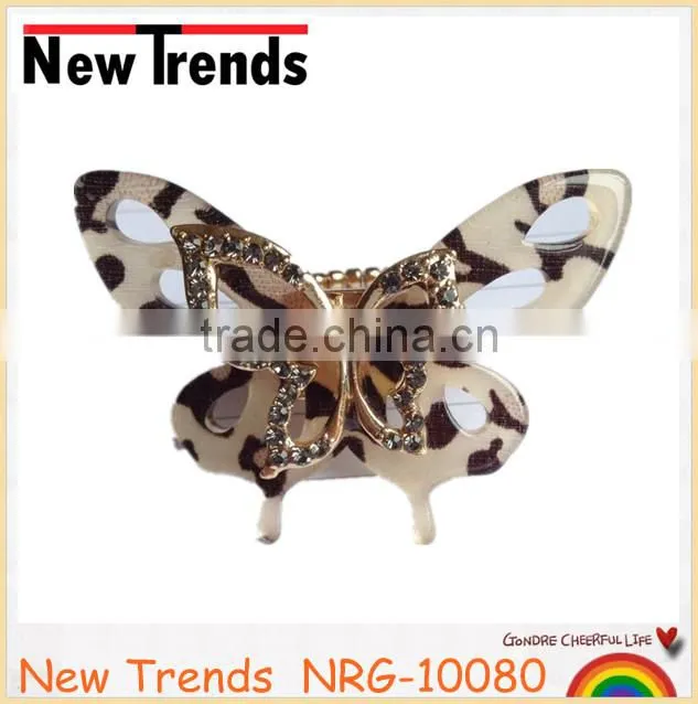 Fantastic butterfly shaped diamond rings for girls