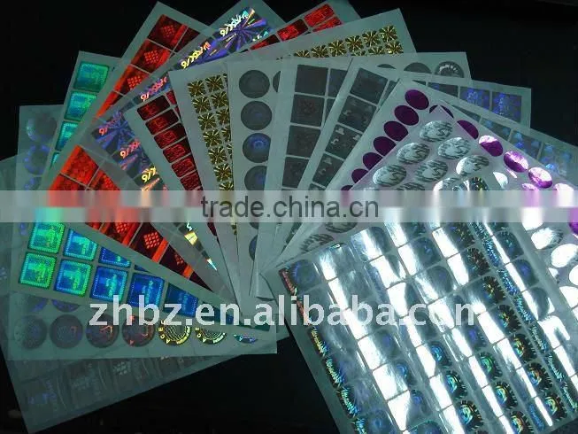 Hologram Security Label/Laser Holographic Sticker