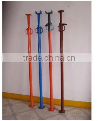 red painted used in construction/scaffolding shoring post props jack and pull push scaffolding props