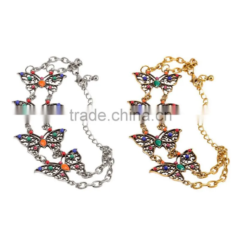 Beautiful butterfly charm bracelet wholesale from Yiwu Market