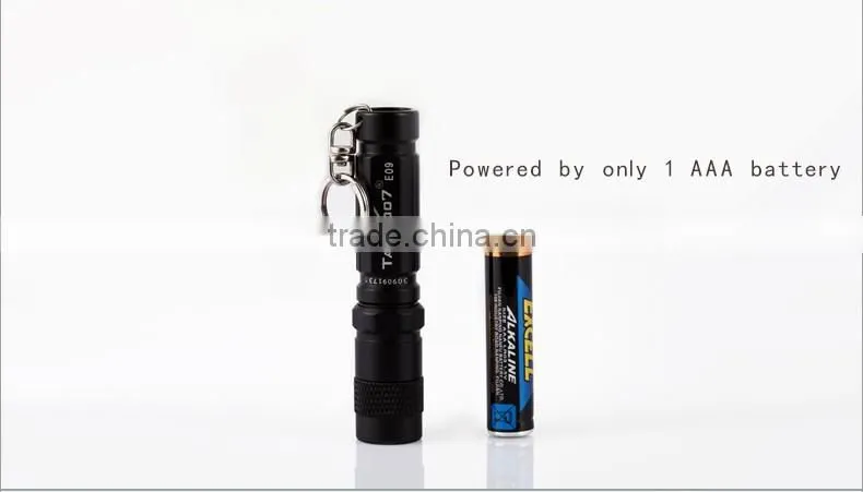 Waterproof mini led flashlight TANK007 E09 hand led torch