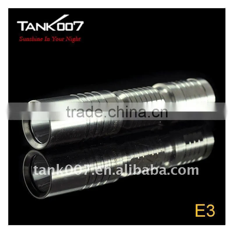 stainless steel flashlight badge TANK007 E3