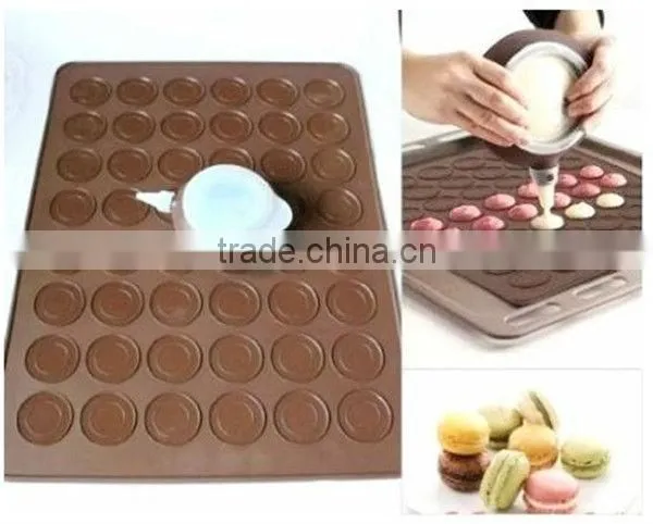 heat resistant anti slip silicone macaron baking mat