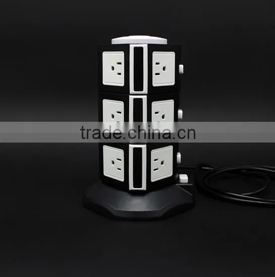 250v universal electrical extension multi power socket outlet