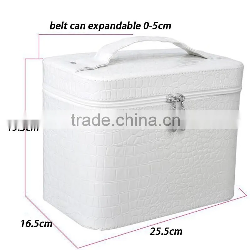Big Capacity PU Leather Make Up Bag A Set Cosmetic Bag