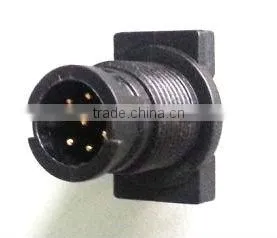 Mini waterproof connector,IP67 7pin locked electrical PVC cabel connector,2amp power watertigh connector,22AWG Nylon connector