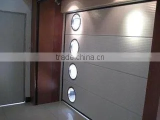 PVC windows for sectional garage door