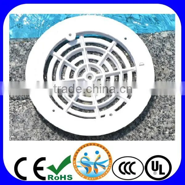 Swimming pool main drain cover, ABS main drainage