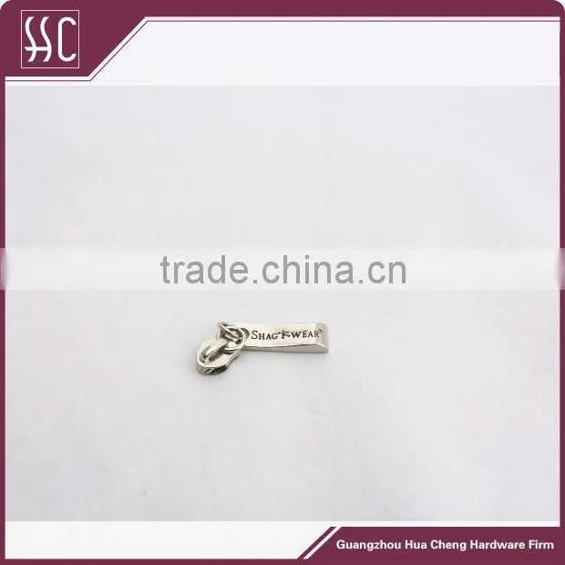 silver metal zipper,custom zipper puller,zipper slider