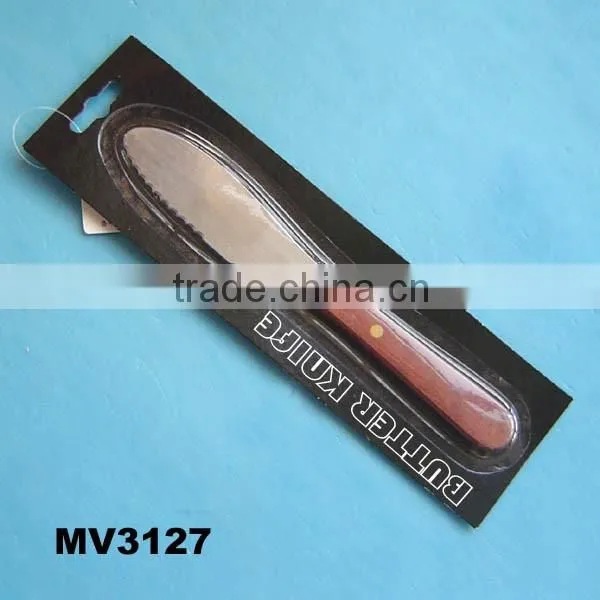 PROMOTIONAL KITCHEN TOOL, BUTTER KNIFE WITH WOODEN HANDLE