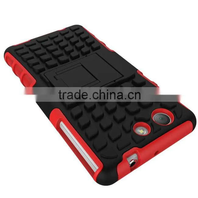 PC TPU Shockproof Heavy Duty Case Cover For Sony Xperia Z4 Compact