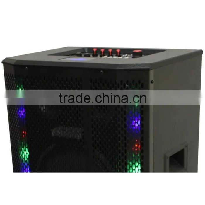 2016 willico BT Bluetooth DJ Party Speaker w/ Wireless Microphone + LEDs wws-63