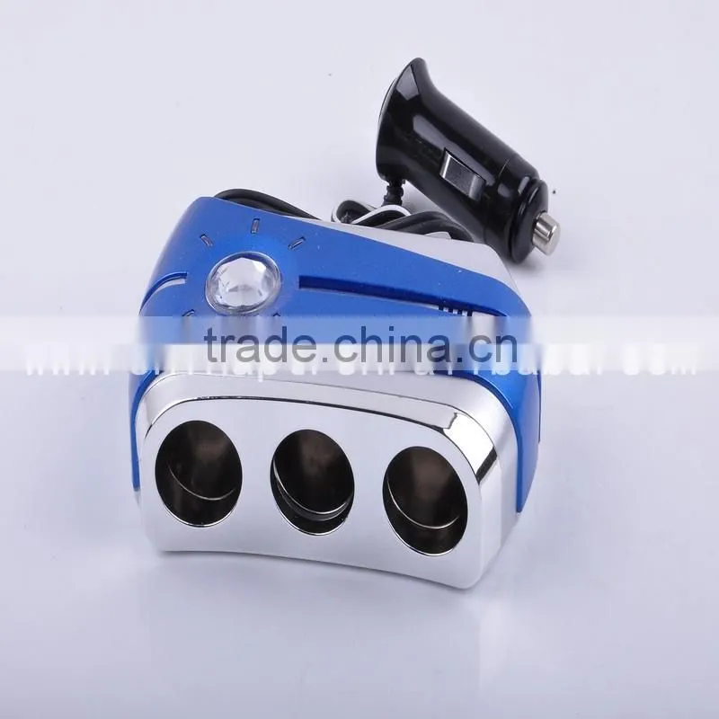 Blue with Diamond for Indicator Car Cigarette Lighter Plug
