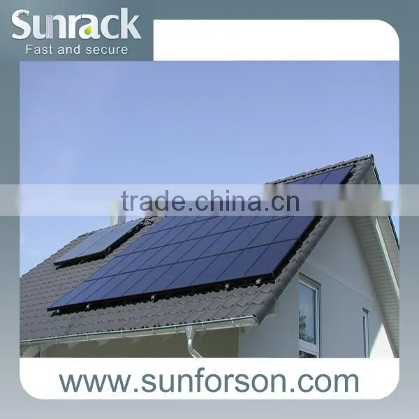 tile roof bracket for solar power plant