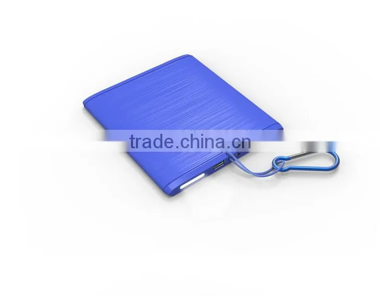 OEM factory China high capacity solar panel battery charger for mobile phone solar battery with keychain