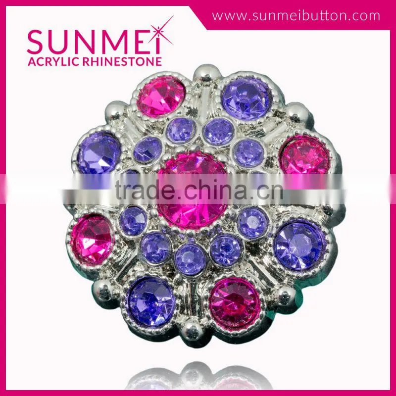 Wholesale Gray Color Rhinestone Embellishments for Dresses