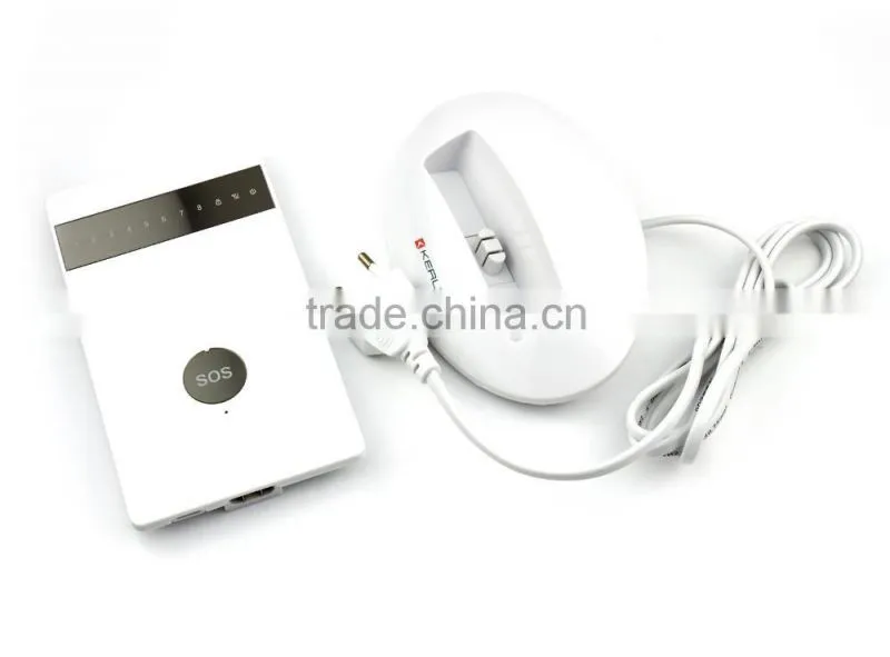 Newest Wireless GSM home alarm system with Touch Panel Home security burglar alarm System (KR-G15)