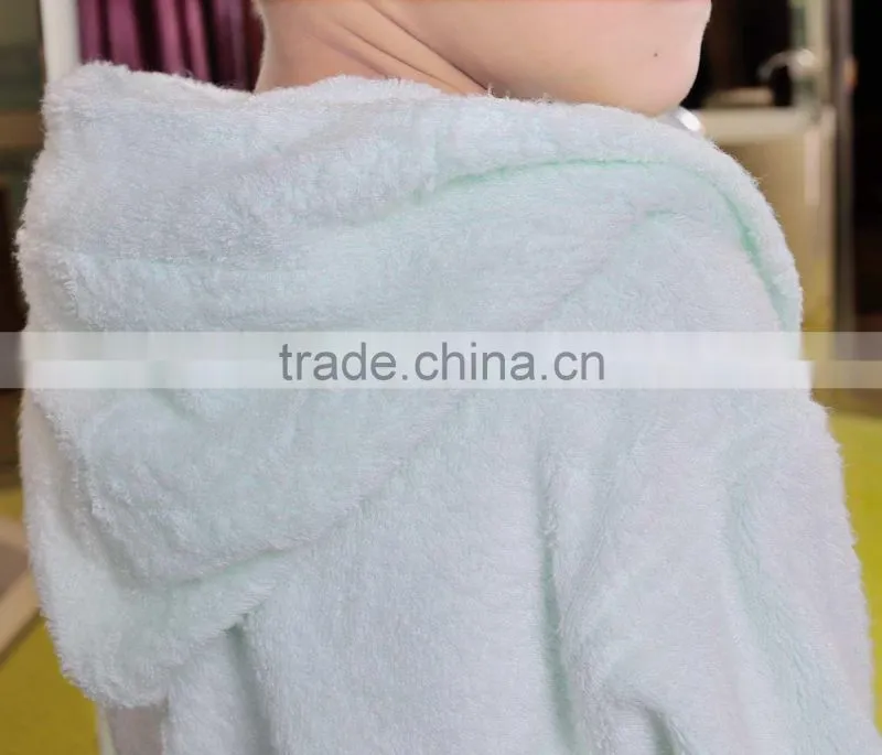 wholesale satin robe diy funny kids bathrobe with hooded