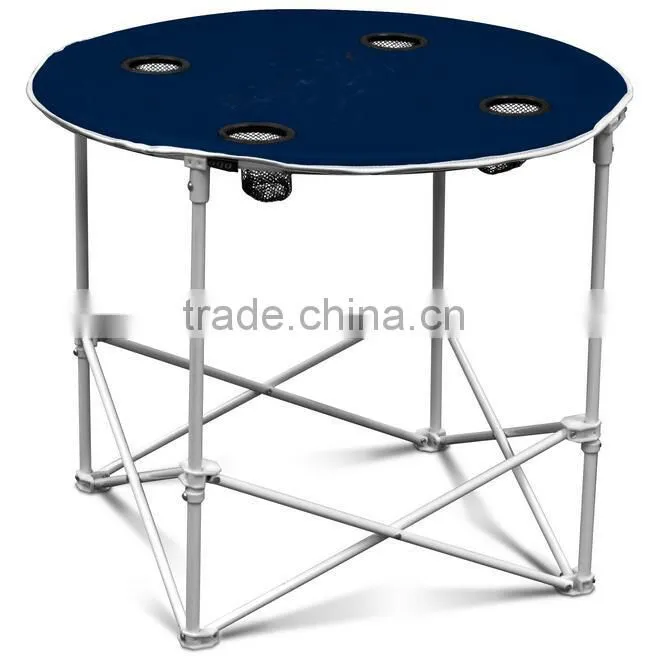 600D Folded Outdoor Specific Use Camp Portable Folding Round Table