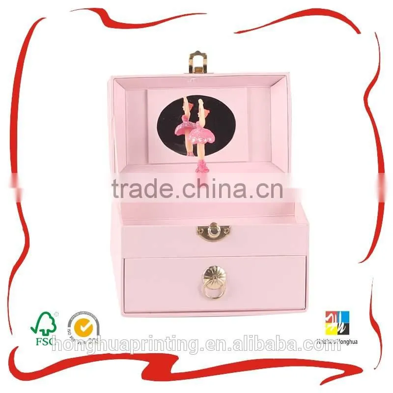 2014 paper storage box Christmas music boxes