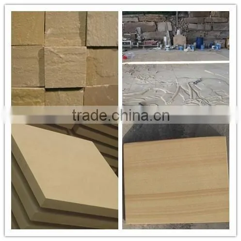 Rainbow and Yellow Sandstone Tile