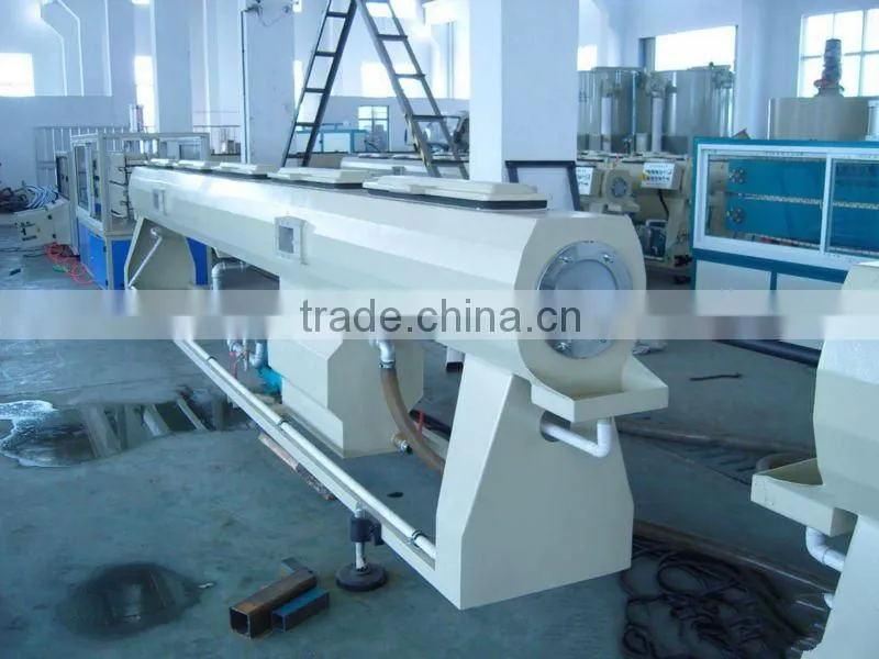 PE pipe extrusion line with marking lines
