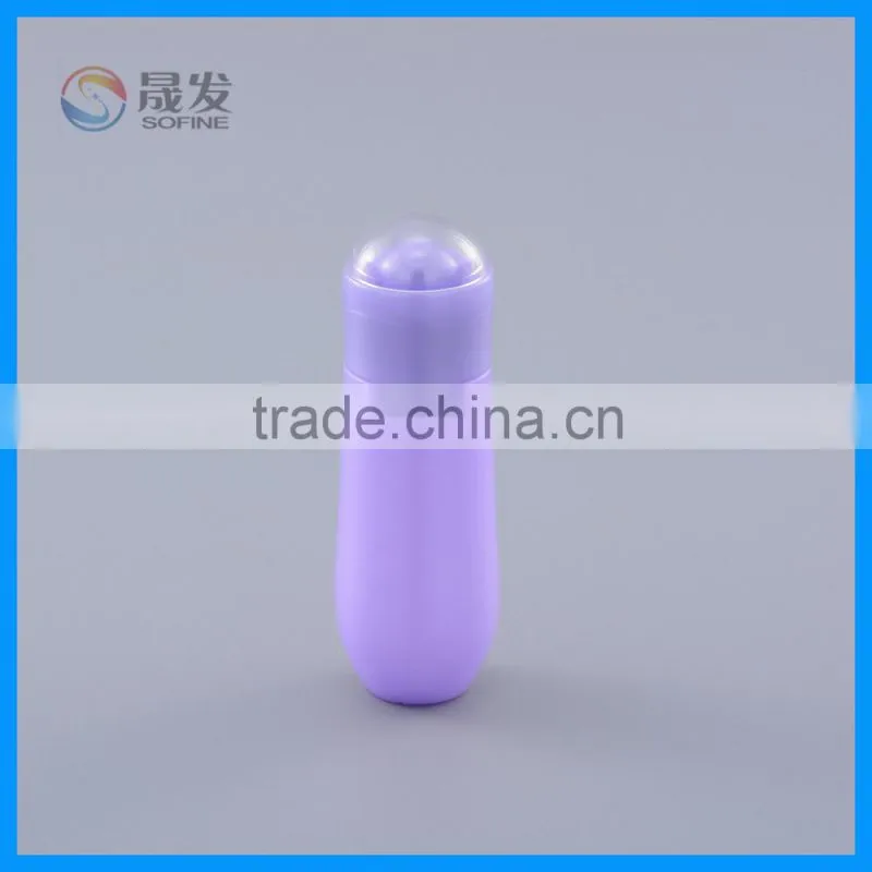 Clear cap small lotion bottle