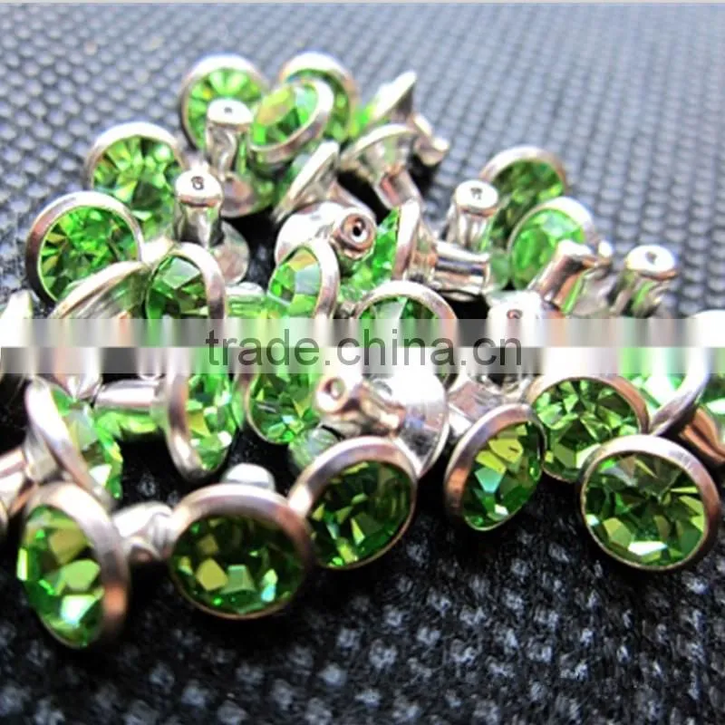 Rhinestone rivet,Acrylic stone rivet,Diamond jean plastic rivet
