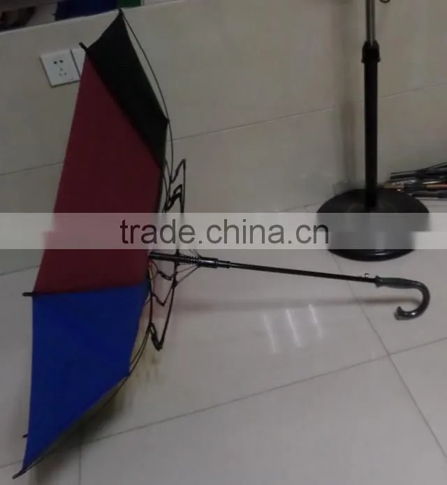 straight stormproof umbrella multi color rainbow umbrella