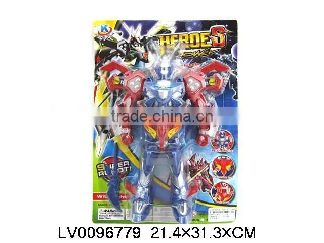 Super man robot toys in toy robot with light for 2013