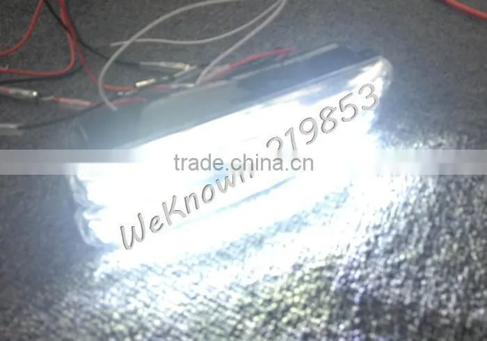 Universal 100% waterproof E MARK 16pcs 3528 LED Car DRL Driving Daytime Running Light with Automatic switch on/off