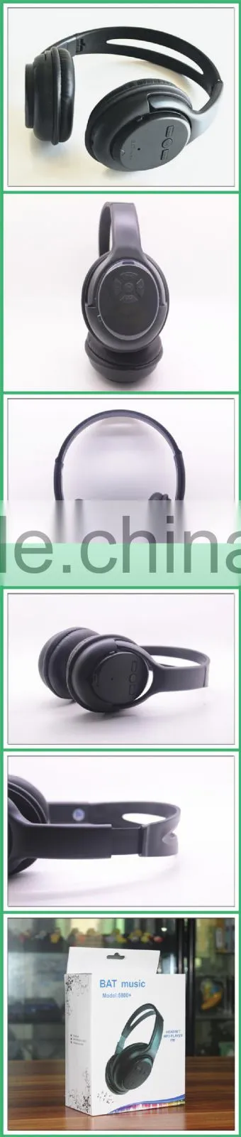 Custom stylish bluetooth headphone micto bluetooth headphone(OS-5800+)
