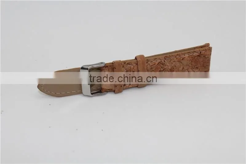 Boshiho vegetable leather natural cork watch straps