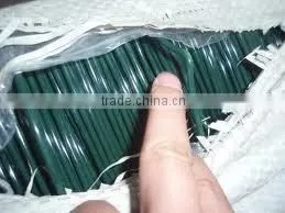 high quality high tensile pvc coated iron wire/pvc coated hanger wire