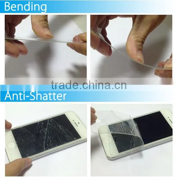9H hardness 2.5D round or straight angle tempered glass screen protector for cellphone