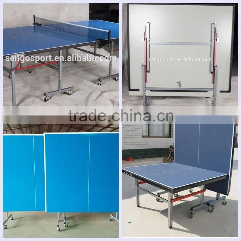 Aluminium outdoor ping pong table/ Folding legs removable table tennis table/Best selling ping pong table