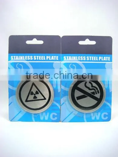 Restroom Adhesive Floor Signs/Adhesive Room Signs/Adhesive Sign Plate Door Sign