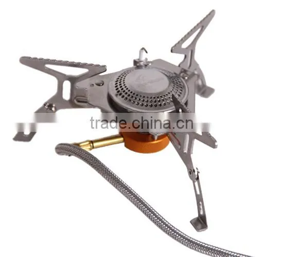 Outdoor Cooking Camping Gas Stove Mini Foldable Stainless Steel Gas Stove Furnace Split Type Butane Propane Burner