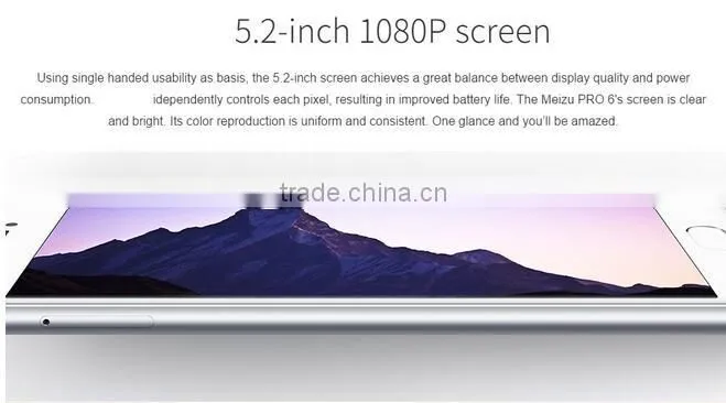 Original Meizu Pro 6 Pro6 MTK Helio X25 Deca Core Mobile Phone 5.2" 4GB RAM 32GB/64GB ROM 1920x1080 21.16MP Camera 3D Press