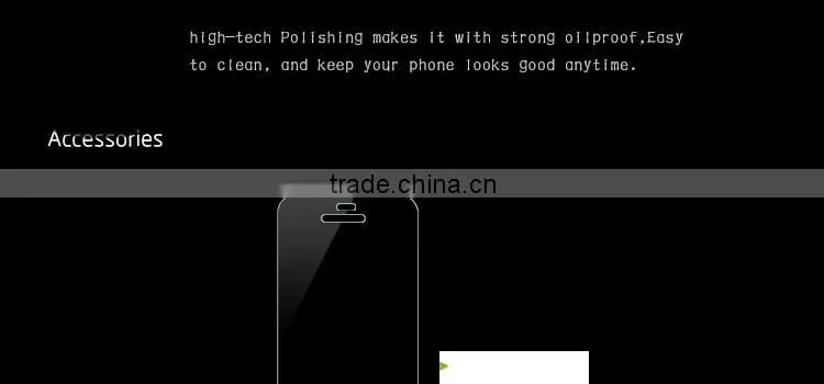 Customized Titanium-aluminium Alloy Border Tempered Glass Screen Protector for Iphone 4/4S