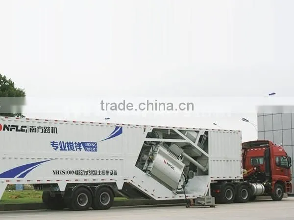 China factory supplier mobile types of batching plant for sale