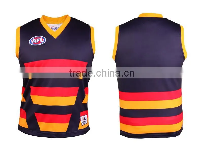 Long sleeved/sleeveless sublimation AFL apparel