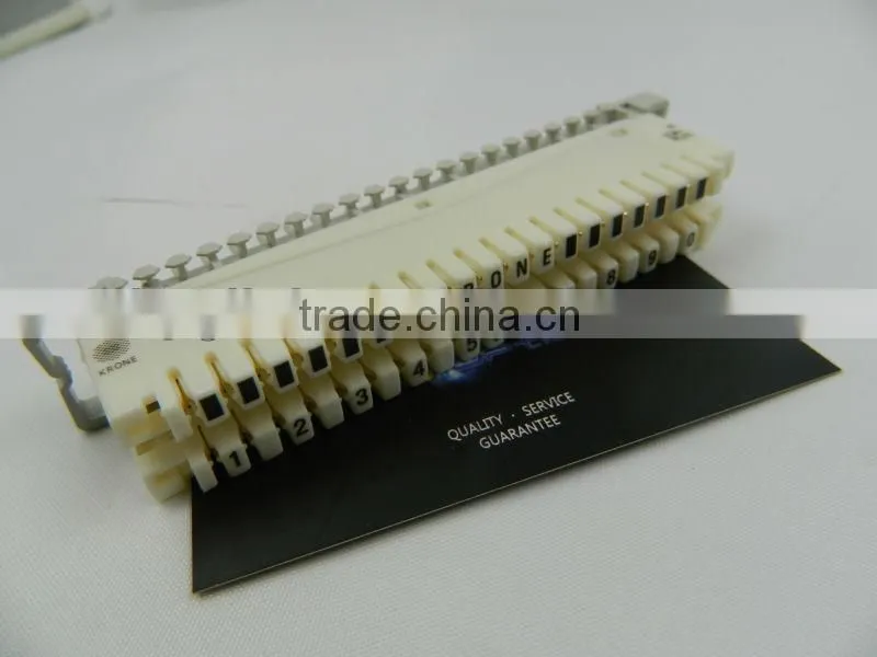 factory supply made in china 10 pair disconnection module outside ABS inside Iron plating silver